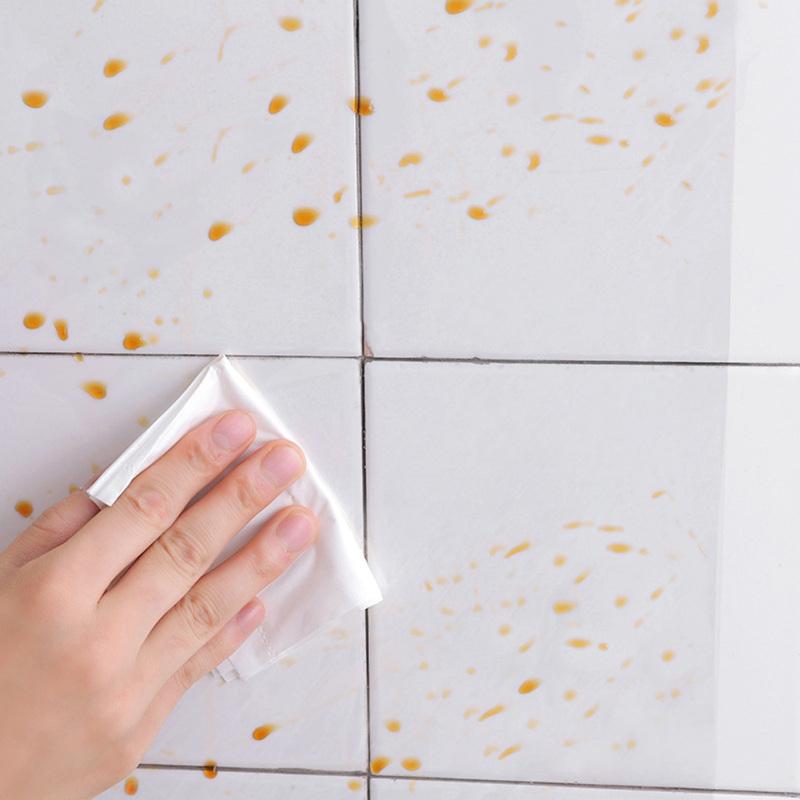 60cm Clear Self Adhesive Wall Decal DIY Waterprof Oil Proof Tile Art Sticker for Kitchen Bathroom