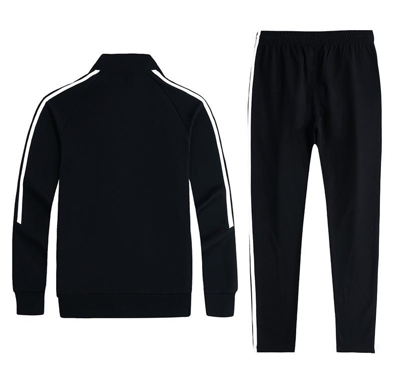 Spring & Autumn Unisex Korean-Style Running Casual Sportswear Set with Optional Logo