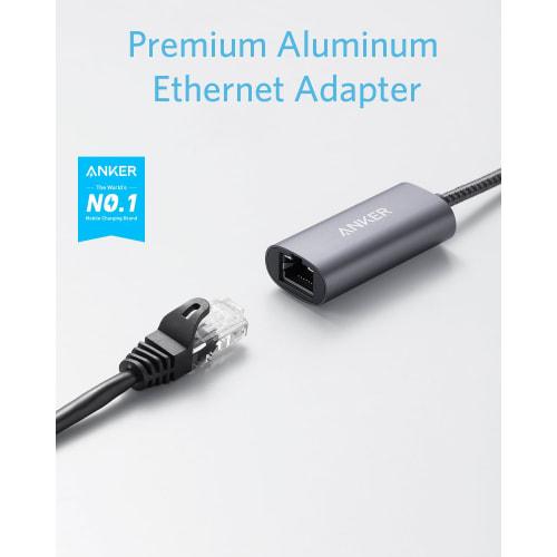 Anker PowerExpand USB-C & Ethernet Adapter 1Gbps Fast Ethernet Communication for MacBook iPad Pro Anker