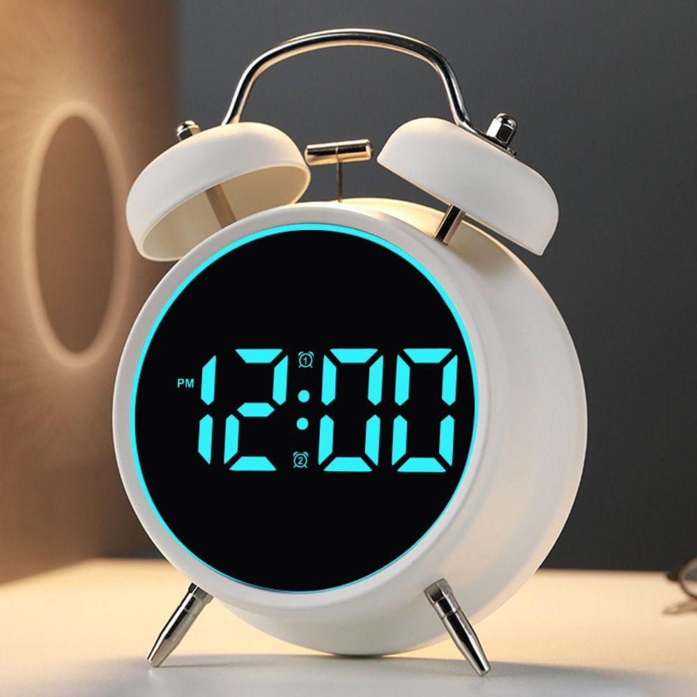 Multifunctional LED Electronic Clock Night Light LED Screen Clock Smart Alarm Clock  Household Use