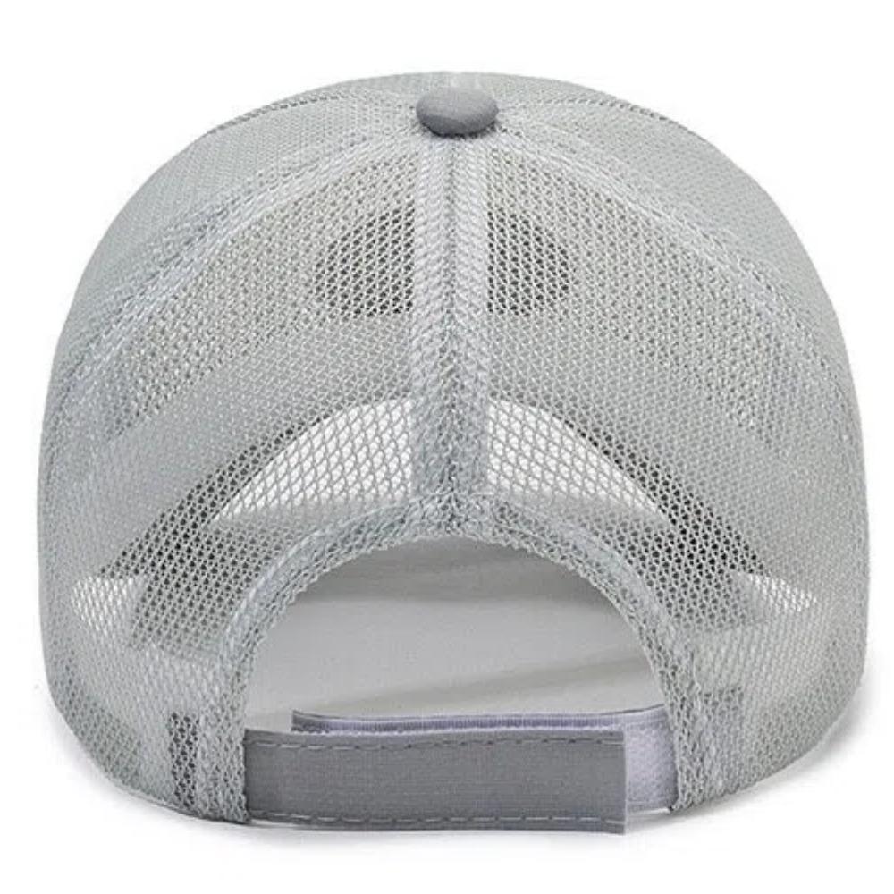 New Style Unisex Long-Brim Mesh Baseball Cap Breathable Sun Protection Trucker Hats For Men Female Outdoor Hiking Sports Caps