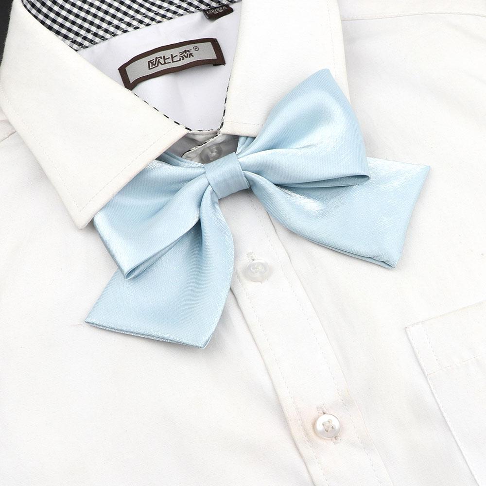 Perfect Match Colorful Women‘S Shirts Bowtie Ladies Girl School Wedding Party Bowknot Pink Bule Black Classic Butterfly Knot Suits Accessories