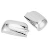 Pair Chrome Mirror Cover Silver Side Door Rearview Mirror Cap Housing Waterproof Heat Resistant for CRV 2003 2004 2005