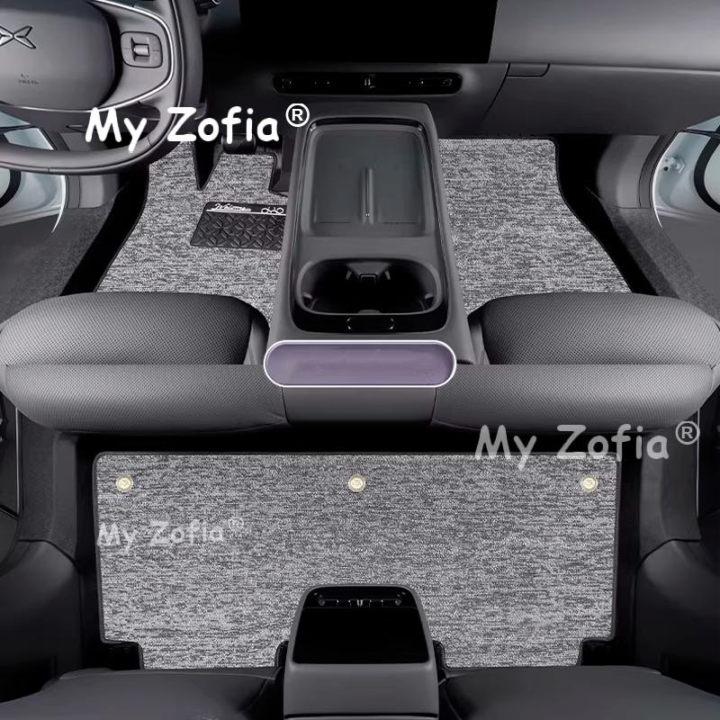 For Xpeng P7+ 2026 2027 Car TPE Floor Mats All Weather Waterproof Anti-Slip Liner Mat Foot Pads Carpet Accessories