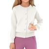 Children's Fashion Casual Cardigan Knitted Long Sleeve  Top