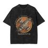 Classic TV Firefly Still Serenity Graphic Print Vintage Washed Tshirt Women Men Summer Tee Cotton Streetwear YK Oversized Tops