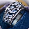 Bohemian Women's Couple's Fashionable and Elegant Glass Zircon Gift Ring