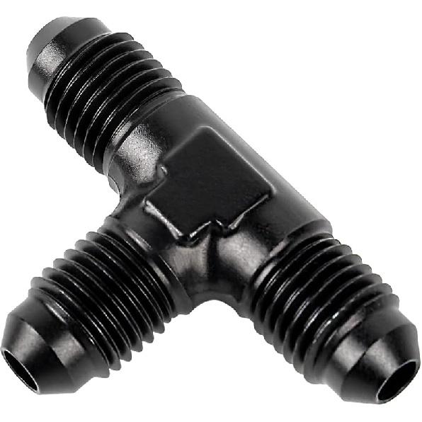 EVIL ENERGY 6AN Male Flare Tee Fitting Adapter T Union Aluminum Black