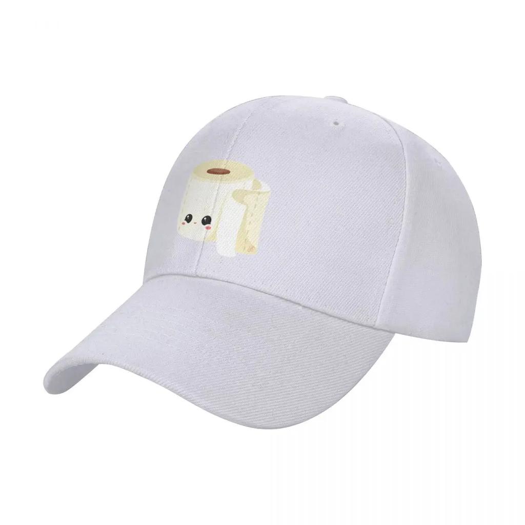 Kawaii Toilet Paper Baseball Cap funny hat tactical cap Golf Wear Mens Luxury Womens