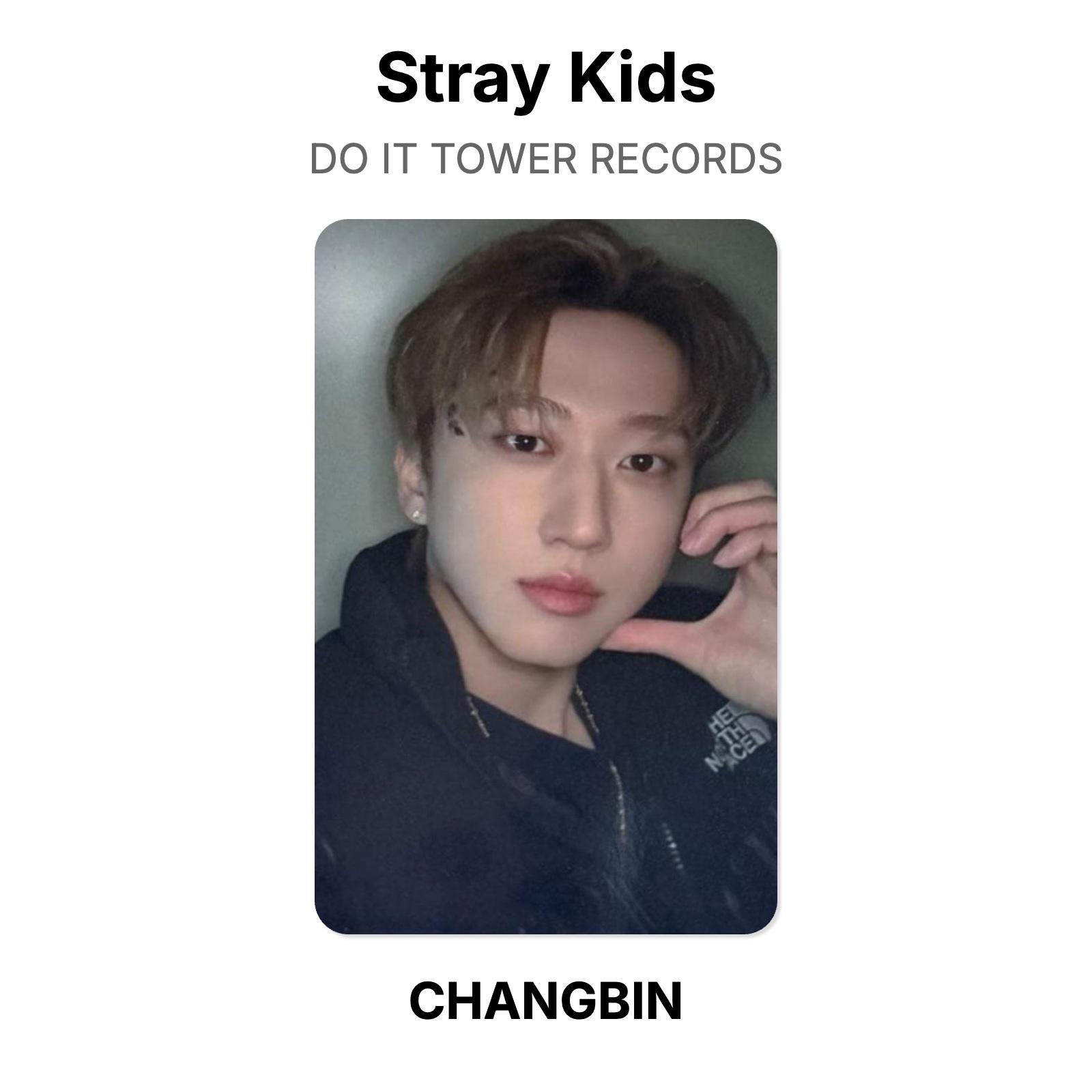 Stray Kids DO IT TOWER RECORDS Official Photocard CHANGBIN