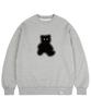 GRAVER [Unisex] Dot Silhouette Bare Sweatshirt_Gray
