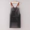 1PC Oil Resistant Durable Easy To Clean Transparent Stain Resistant Waterproof Kitchen Apron