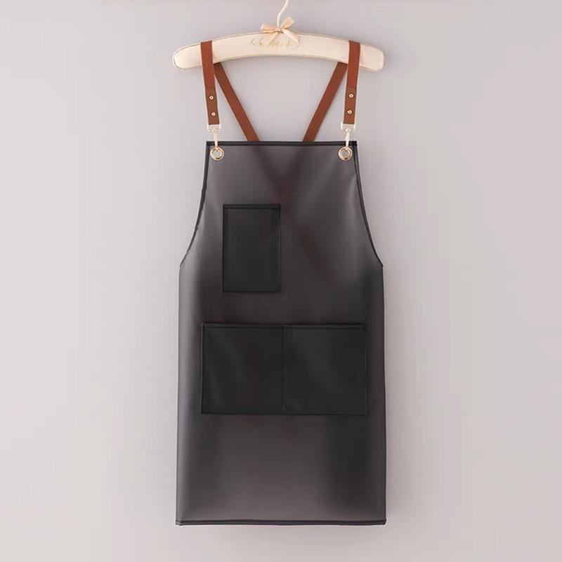 1PC Oil Resistant Durable Easy To Clean Transparent Stain Resistant Waterproof Kitchen Apron