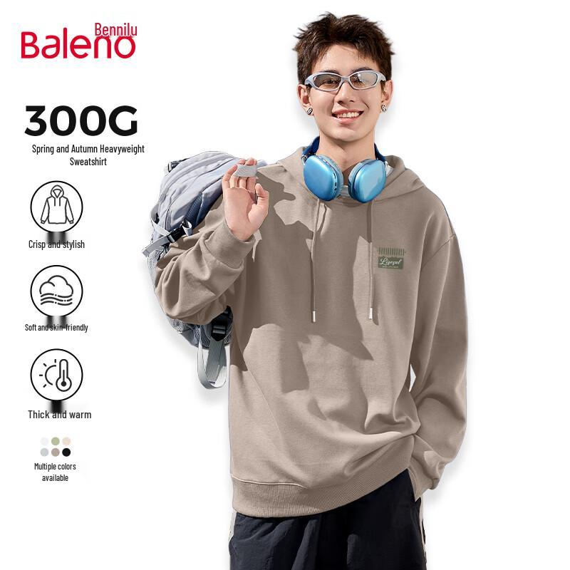 

Толстовка с капюшоном унисекс Baleno с принтом букв 4XL