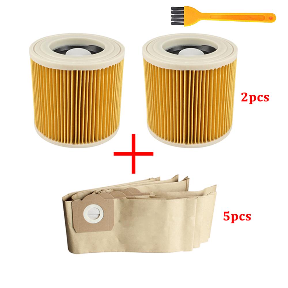 Filterstaubbeutel für Kärcher WD3 WD3200 WD3300 MV3 Staubsauger Ersatzteile Austausch Hepa-Filter Staubbeutel Zubehör