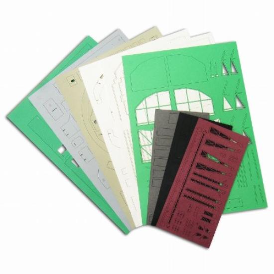 Sankei Aviation Scene Series Alert Hangar Paper Craft 1/144 MK08-04