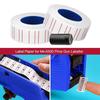 White Pricemarker Sticker (30 Rolls Blank White + 3 Refills Inks) 15000pcs White Price Guns Labels for 5500 Labeller