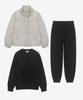 Basic House [3-Set-Up] Padded Jumper + Fleece-Lined Sweatshirt + Fleece-Lined Pants (Type A)