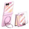 Magnetic 360 Rotating Stand Case Galaxy Z Flip8 Flip7 Full Hinge Protection With Screen Film