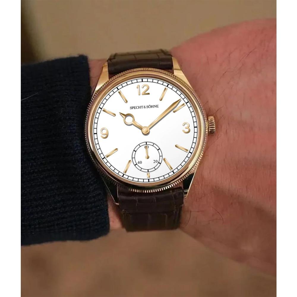 New Fashion Specht & Söhne 38.5MM Mechanical Watches For Men Seagull Movt Sapphire Crystal Business Watch Relogio Masculino