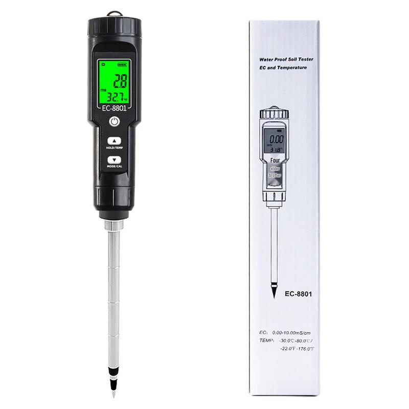 

Soil EC Conductivity Tester with Backlight