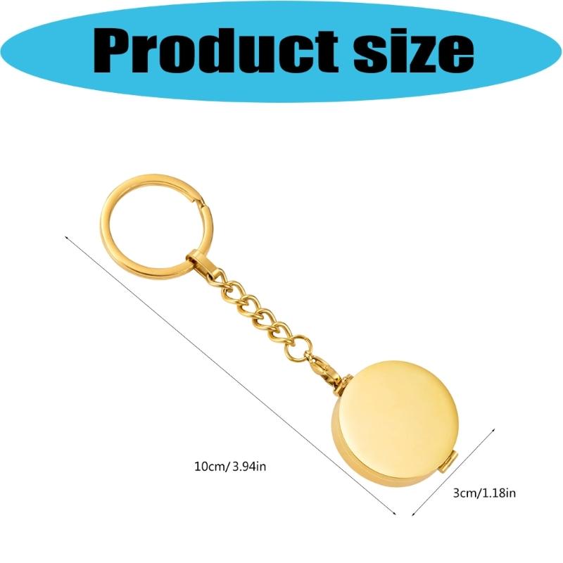 Stylish Cosmetic Holder Keychain For Easy Carry And Organization Makeup Keyring Fashionable Key Chain Pendant