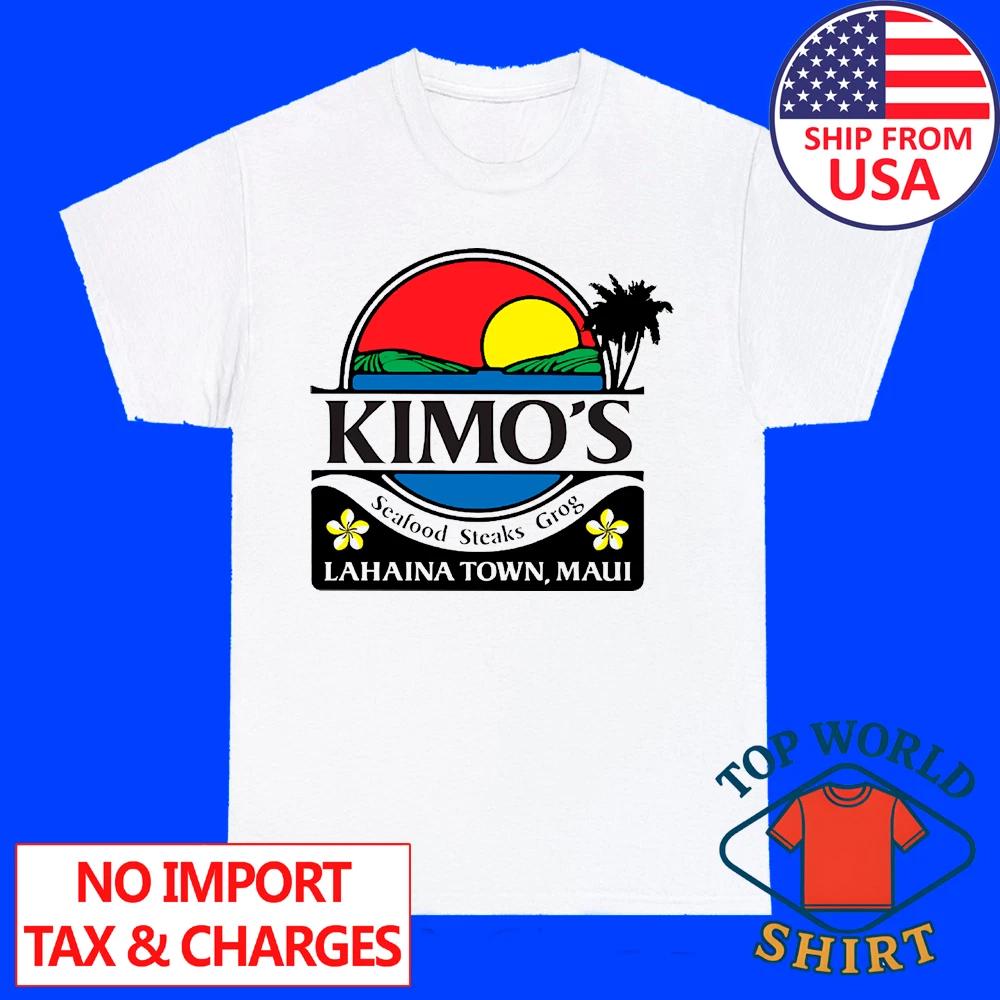 Мужская белая футболка Kimo s Maui Hawaii Restaurant Размеры от S до 3XL M