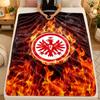 Flannel BlanketEintracht Frankfurt Football Warm Soft Throw Blanket for Indoor Sofa Bed Living Room Use