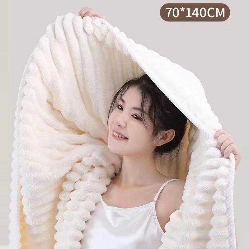 High Quality Jelly Velvet Absorbent Coral Velvet Bath Towel, Household Thickened Non Shedding Plush Set Bathrobe