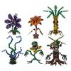 MOC Flower Building Blocks DIY Plant Accessories Toys Carnivorous Plant Dryad Model Decoration Parts Holiday Gifts Bricks Set