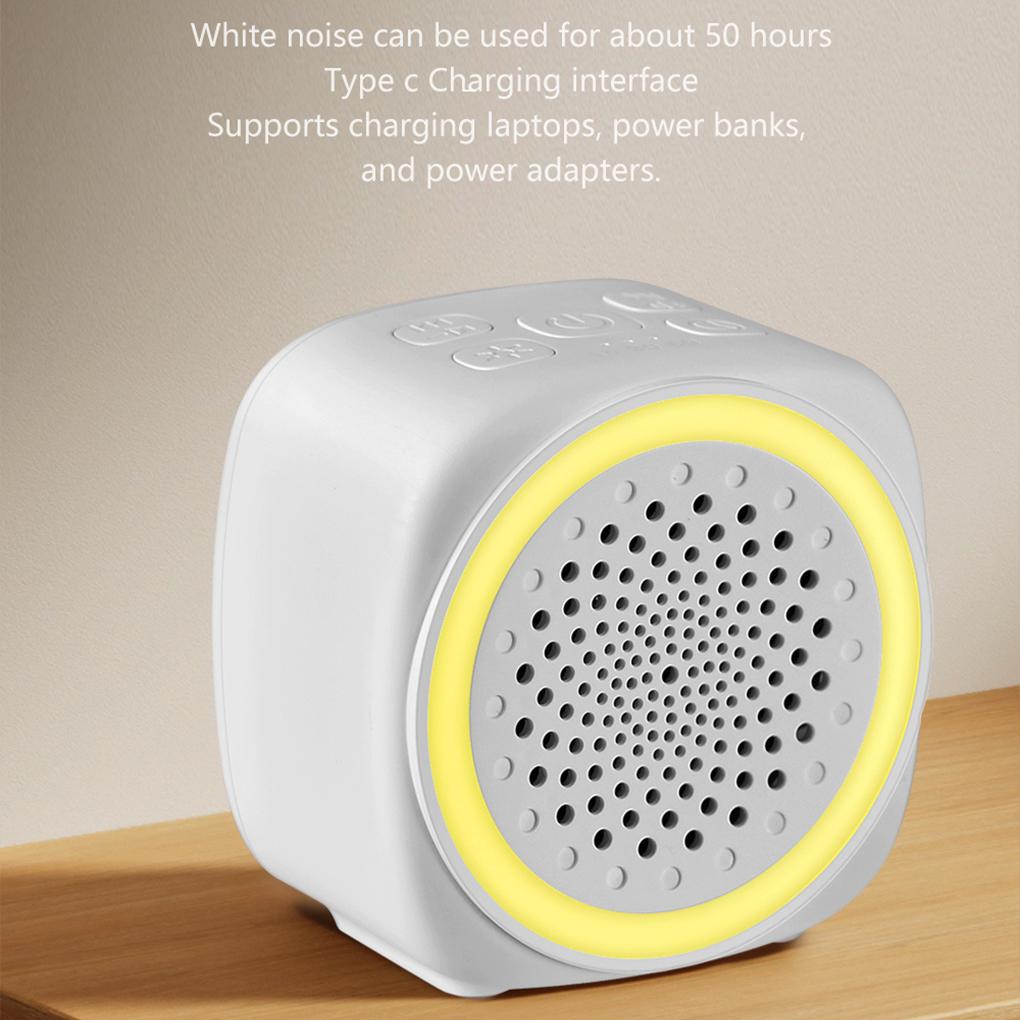 Colorful White Noise Sleep Formonitor Compact Portable Harmonious Sound White Noise Sound Machine