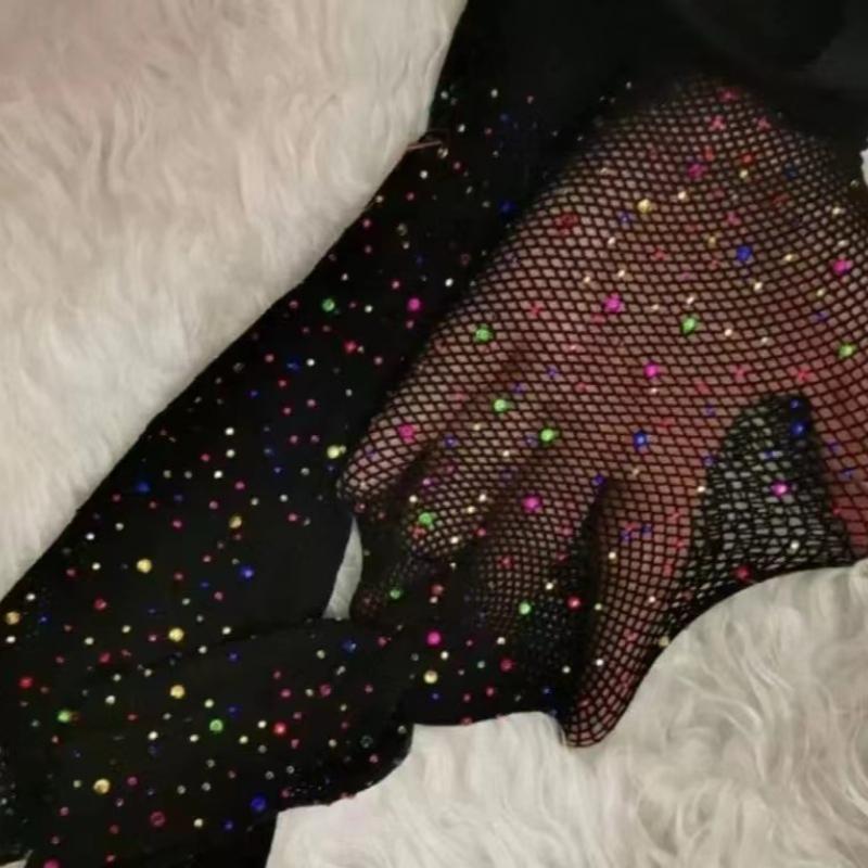 

1-13 лет балетные колготки для девочек модные детские блестящие сетчатые колготки в сетку детские чулки детские леггинсы со стразами one size