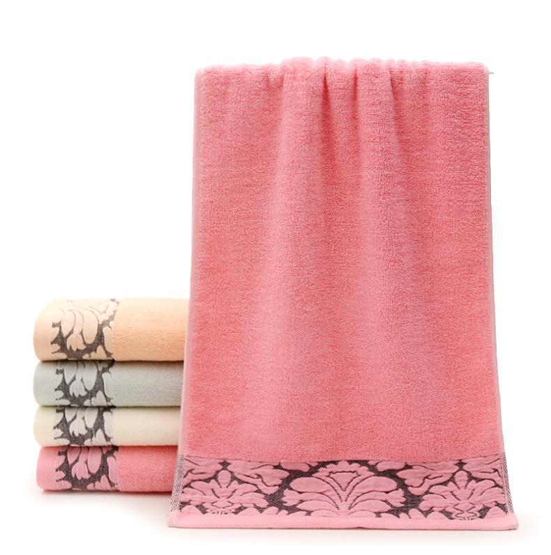 Jacquard Cotton Towel Soft Absorbent Thickened Face Towel Adult Face Towel No Hair Loss Gift Towel