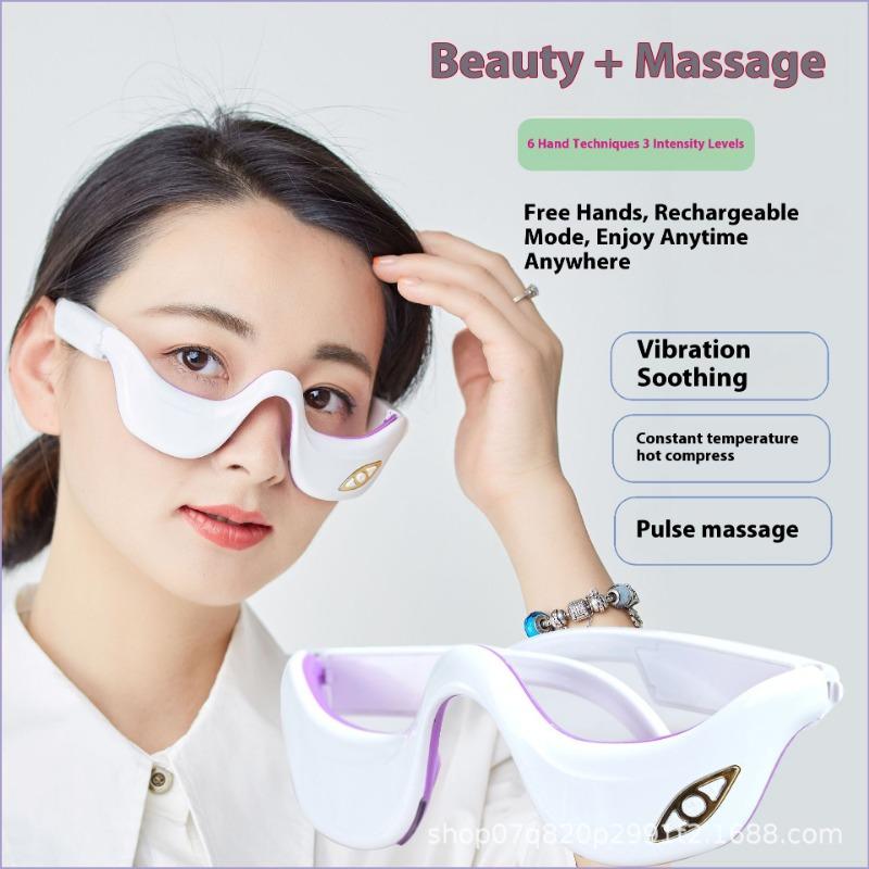 Massagem Ocular Beleza Massageador Ocular Cuidados com a Pele Luz Vermelha Instrumento de Beleza RF Dilui Olheiras Instrumento de Beleza Ocular
