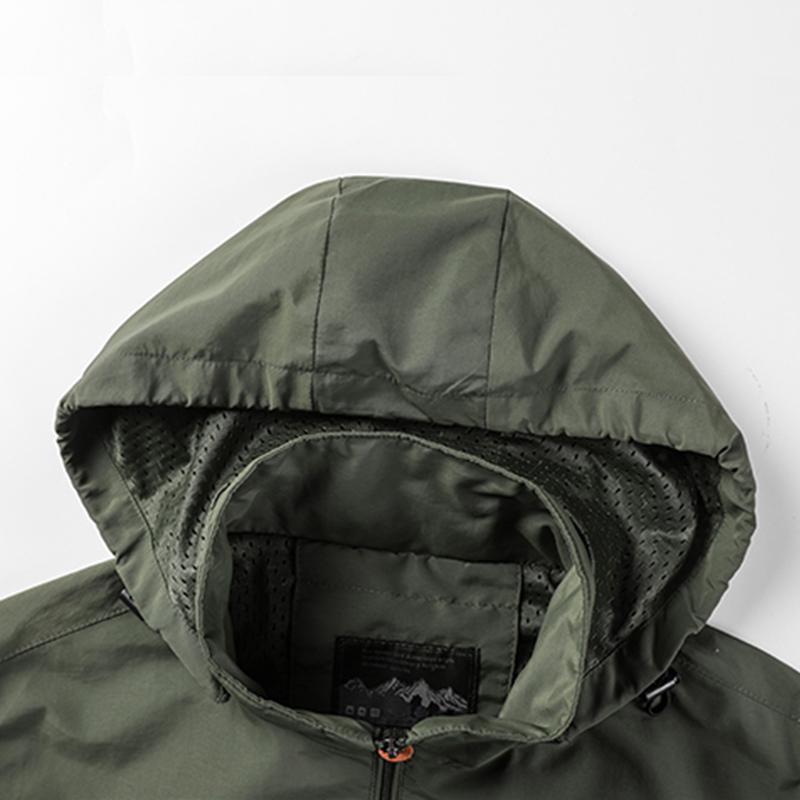 Chaquetas de senderismo para hombres al aire libre impermeable transpirable  Camping con capucha Escalada Abrigo de trekking Ropa deportiva de viaje  comprar a buen precio — entrega gratuita, reseñas reales con fotos —