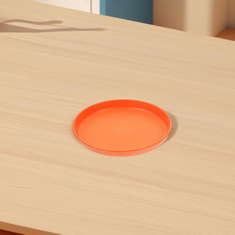 8Pcs Shallow Cat Bowls for Kittens Short Legged Cats Whisker Friendly Flat Plates for Wet Food Plastic Pet Feeding Dishes