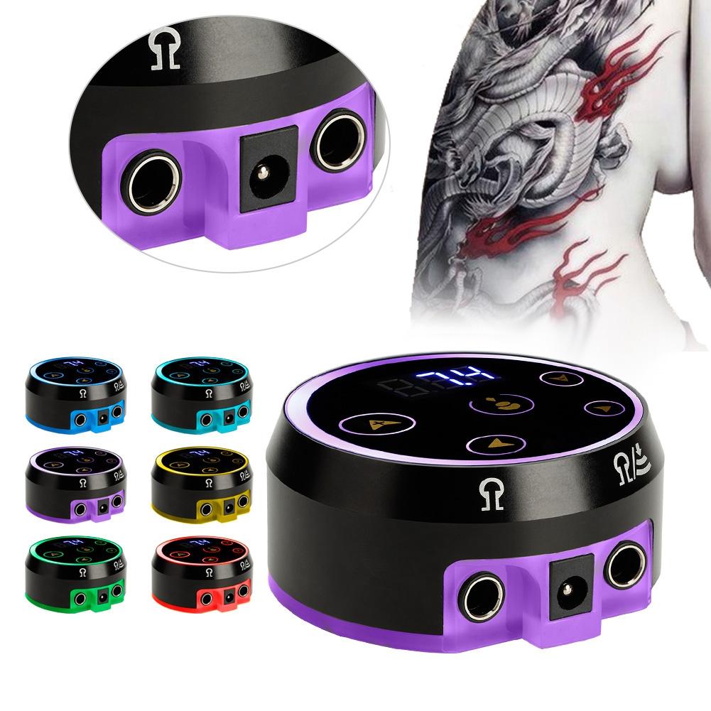 Tatueringmaskin Strömregulator LED-display Tatuering Strömtransformator Skönhetsverktyg