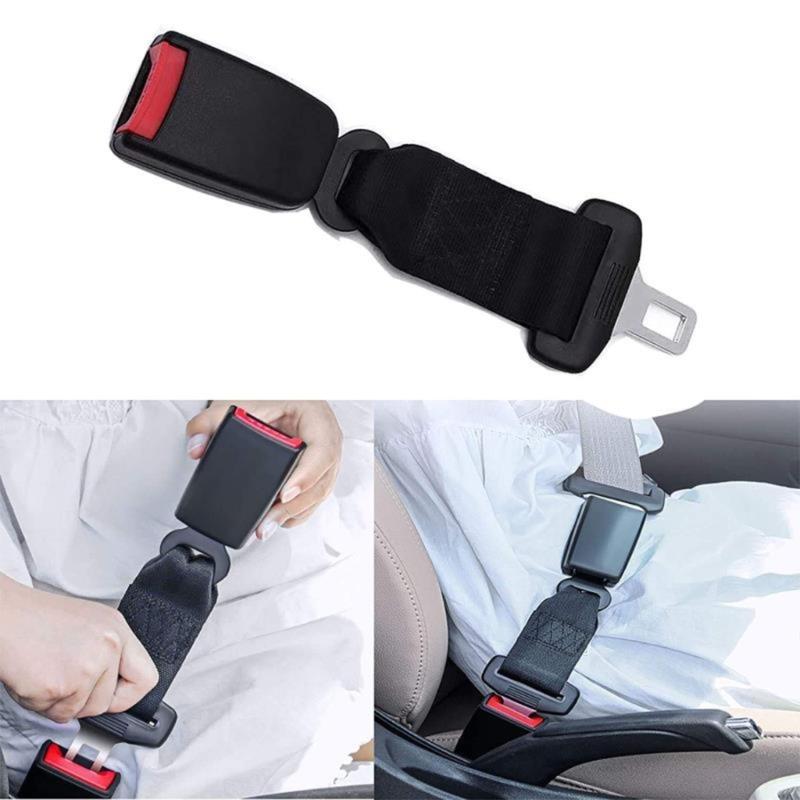 Double Automotive Seatbelt Extenders Heavy Duty ABS Seat Belt Lengtheners Ergonomic Design for Best Passenger Space