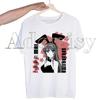 Bunny Girl Senpai Sakurajima Mai Printed T Shirt  Unisex Retro Washed Tops Tees Harajuku Tshirt Streetwear Hip Hop Male T-shirts Shirt