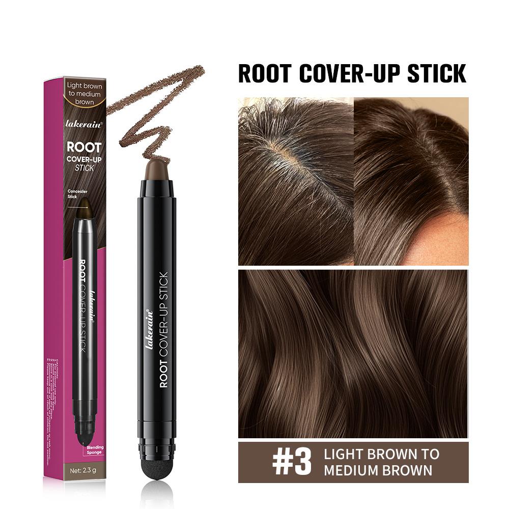 Hair Line Stick Pen Waterproof Hair Dye Pen Brush Instantly Cover Grey White Hair Natural Hair Filling Hairline Shadow Makeup
