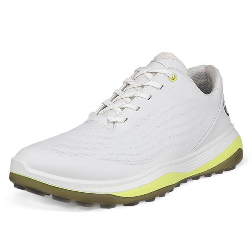 ECCO LT1 Men's Golf Shoes, White, Size 25.5 cm, 3E