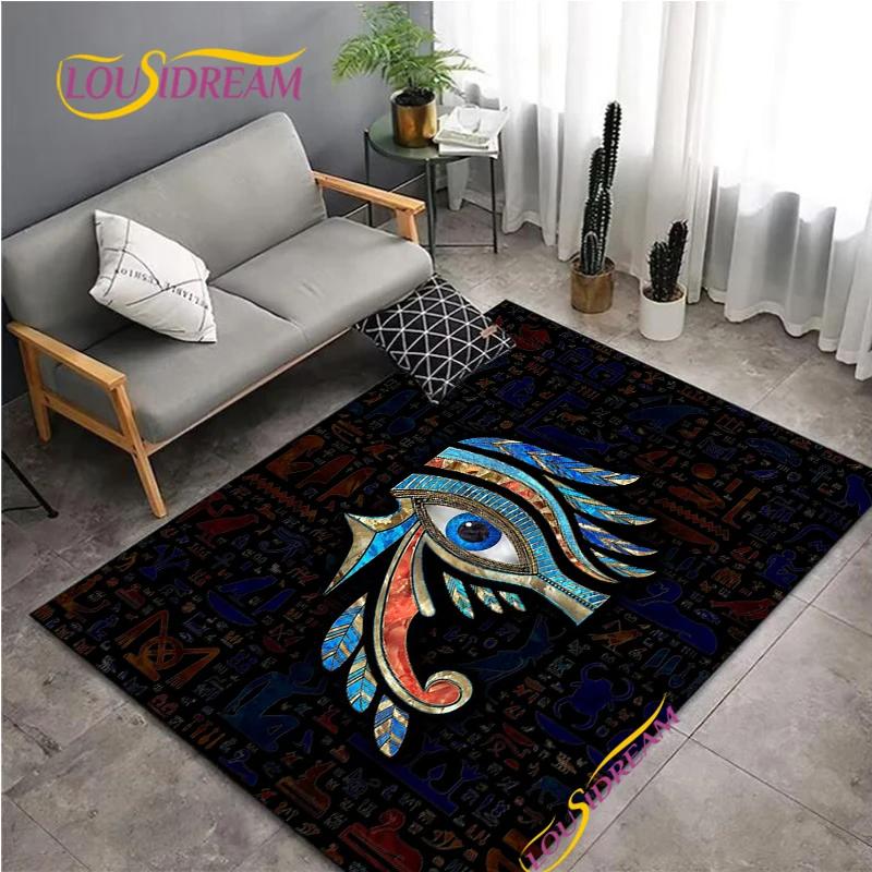 Evil Eye Pattern Nordic Style Area Rug Living Room Bedroom Decorat Yoga Carpet Door Un-slip Floor Mat Photography Props Alfombra