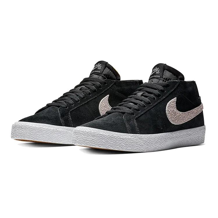 Nike Blazer Chukka SB Suede 'Black Beige' (Unisex) Skate Shoes AT9765 002
