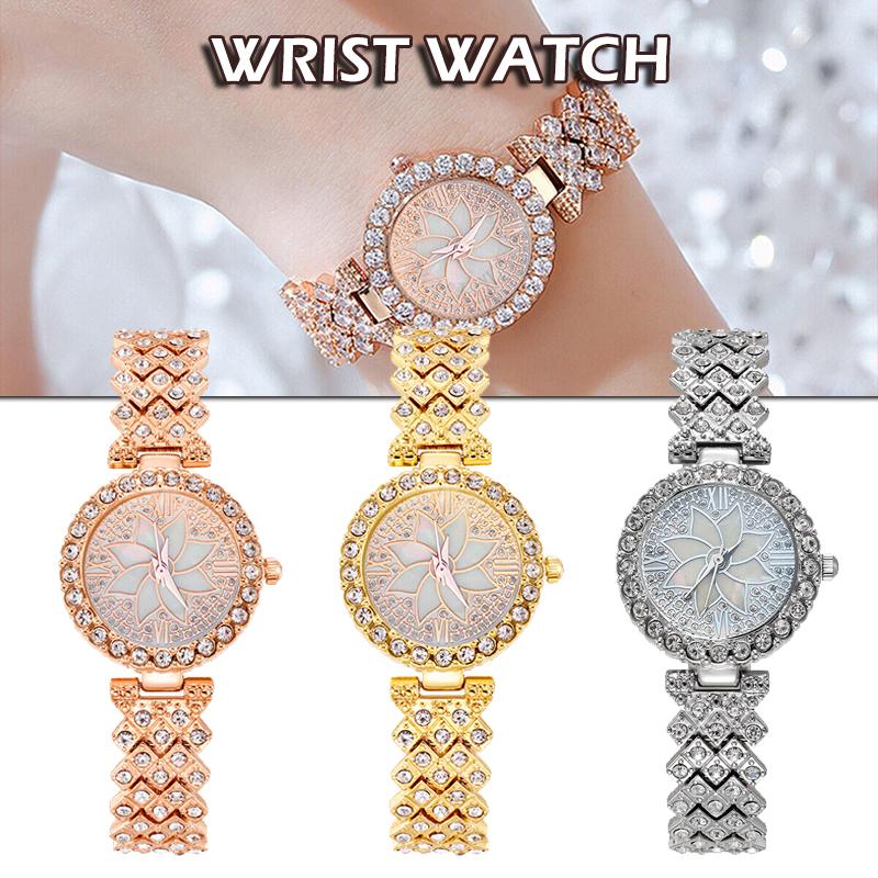 

PDTO Новые часы и наборы браслетов Женские аналоговые наручные часы из нержавеющей стали в подарок