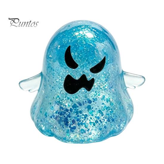 Glitter Ghost Toy Halloween Stress Relief Toy, Spooky Squeeze Sensory Clear Fidget for Focus and Relaxation