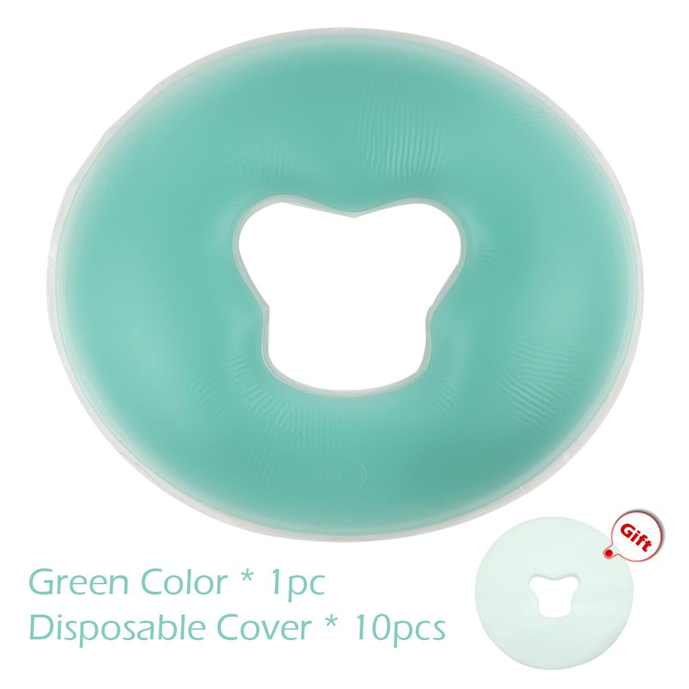 Soft Lay Face Pillow SPA Body Massage Silicone Relax Cradle Cushion Bolsters Paddle Beauty Care Non-slip Comfortable Gel Pad