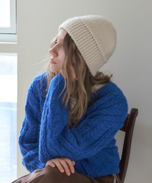 HAINT Rod Wool Beanie_Ivory