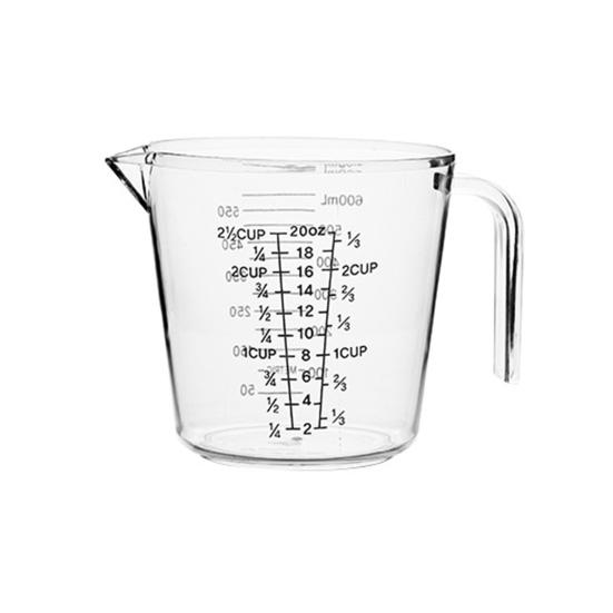 Plastic Practical Food Grade Measuring Cup Clear Scale Precise Measuring Jar