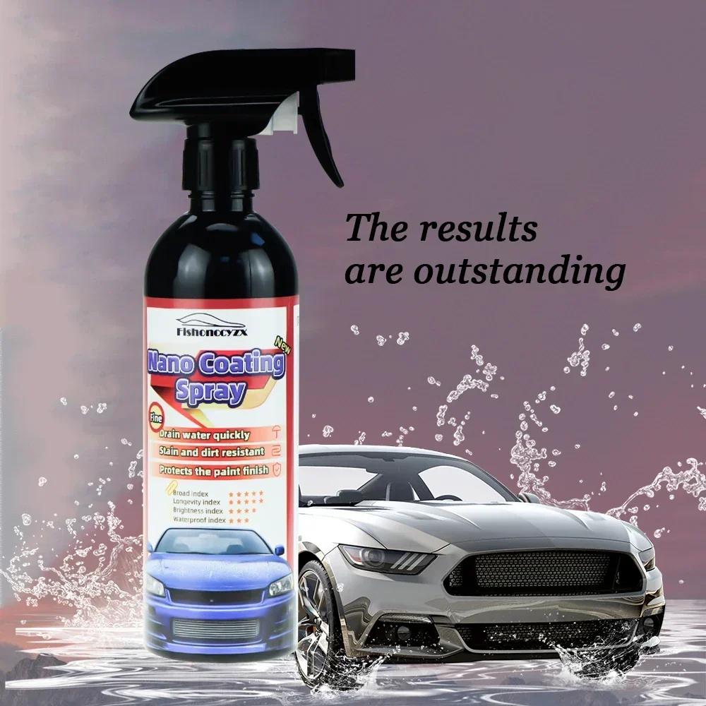 10H Ceramic Car Coating 500ML 9H Nano Liquid Glass Plated Crystal Hydrophobic Waterproof Polishing Paint Hardness Car Polish Wax