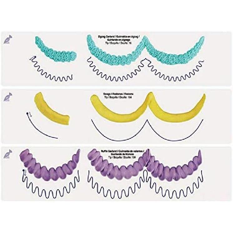 23 Sheet Cake Decorating Practice Board Icing Drawing Paper Sugarcraft Mould (As A4 paper)